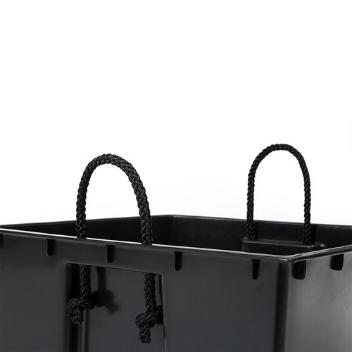 Doniczka wysoka z wkładem połysk Szary H 680 mm na Arena.pl