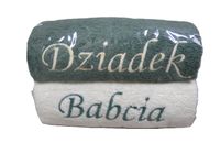 ręcznik haftowany  dla Babci  Dziadka  2 szt.  50 x 100 cm