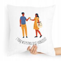 Poduszka Dla Przyjaciela Wszystko Fajniejsze Z Nadrukiem Ze Zdjęciem