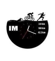 Zegar ścienny z płyty winylowej Triathlon IM 43.8