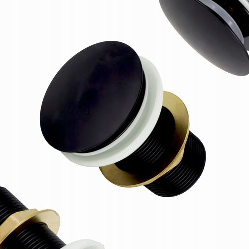 KOREK KLIK KLAK CZARNY UMYWALKOWY DO UMYWYLAKI BEZ PRZELEWU MOSIĘŻNY TRWAŁY na Arena.pl