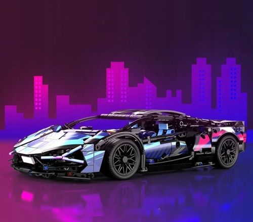 ZESTAW KLOCkÓW KONSTRUKCYJNYCH LAMBoRGHINI CYBERPUNK – 1314 EL na Arena.pl
