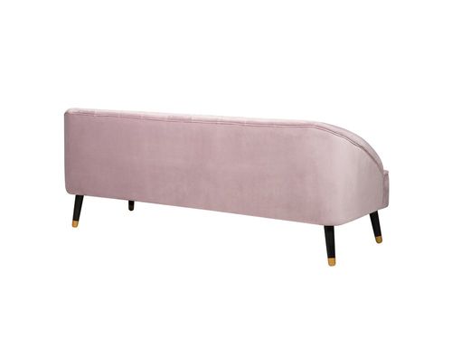 Sofa Welurowa Różowa Alsvag na Arena.pl