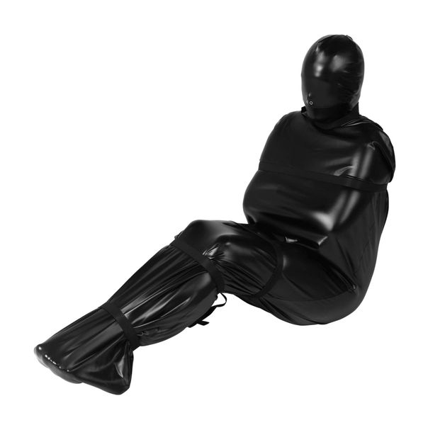 Body Bag With Nylon Straps - Black zdjęcie 1