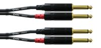 Kabel przewód audio sygnałowy Jack 6,3 mm 1,5 m pozłacany Cordial CFU PP