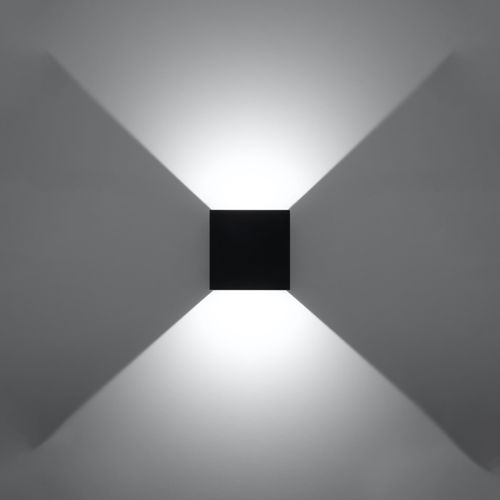 Kinkiet LUCA czarny LED IP54 na Arena.pl