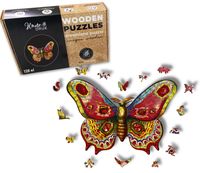 Puzzle Drewniane dla dzieci i dorosłych Motyl 3 Butterfly 3