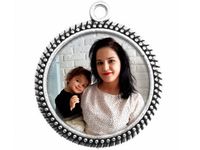 Zawieszka ze zdjęciem medalion wisiorek dla Mamy Prezent na Urodziny