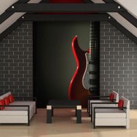 Fototapeta - Gitara elektryczna 200x154