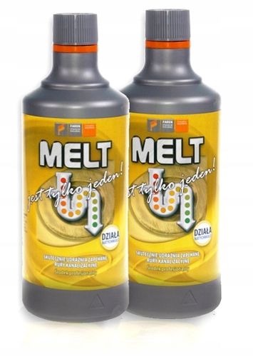 ŚRODEK DO UDRAŻNIANIA RUR KANALIZACJI MELT x2szt na Arena.pl