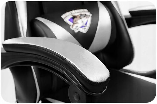 Fotel GAMINGOWY komputerowy OBROTOWY biurowy krzesło gracza + MASAŻ PLECÓW! na Arena.pl