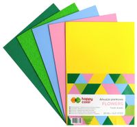 ARKUSZE PIANKOWE FLOWERS 5 SZT HAPPY COLOR