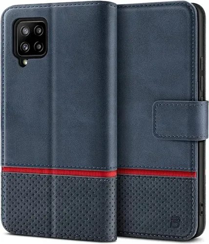 BEZ Etui z Klapką do Samsung Galaxy A42 5G Miejsce na Karty Granatowe na Arena.pl