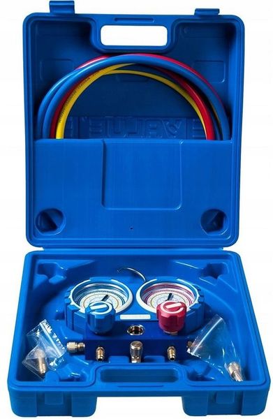 ZESTAW MANOMETRÓW DO KLIMATYZACJI Value R-32/R-410A/R-407C/R-134A + WALIZKA zdjęcie 9