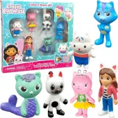 FIGURKI KOCI DOMEK GABI KOTKI GABBY'S DOLLHOUSE ZESTAW 6 FIGUREK Z BAJKI