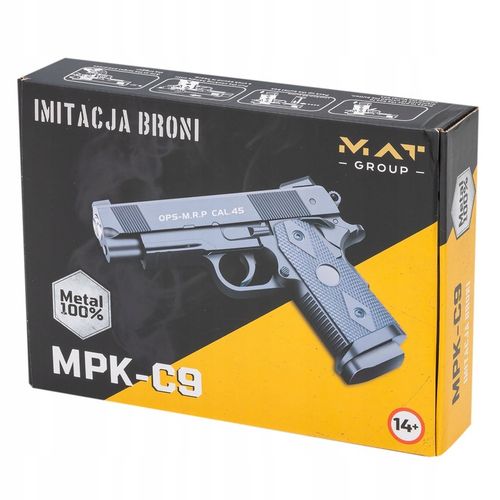 PISTOLET METALOWY NA KULKI COLT ASG IMITACJA BRONI NA KULKI 6MM REPLIKA na Arena.pl