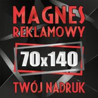Magnesy reklamowe na samochód auto reklama magnetyczna 70x140cm