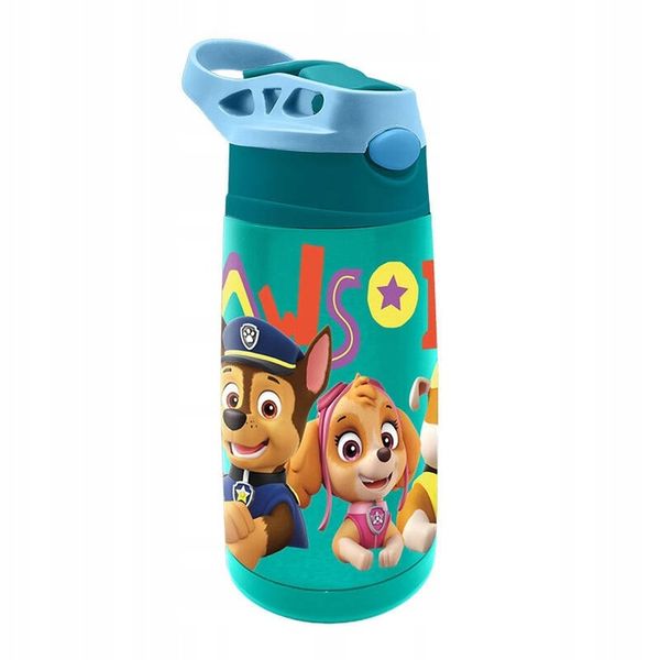 KIDS LICENSING WYTRZYMAŁY BIDON 450ML PSI PATROL POJEMNA BUTELKA DLA DZIECI zdjęcie 1