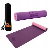 Mata do ćwiczeń Majestic Sport 183 cm x 61 cm róże i fiolety Sport