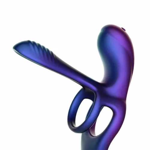 hueman zenith - pierścień intymny z funkcją masażu i pilotem fioletowy na Arena.pl