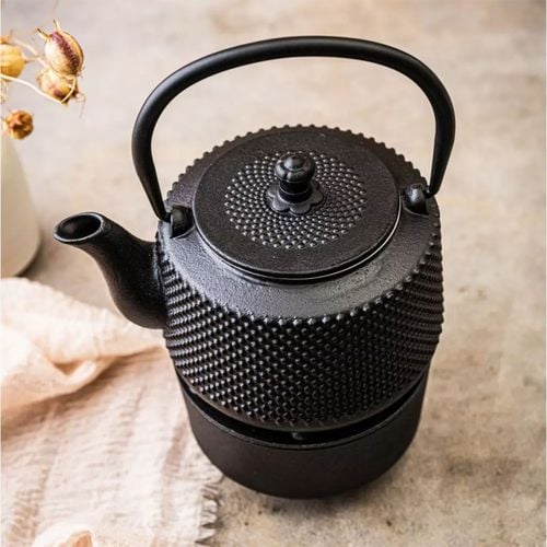 zaparzacz żeliwny dzbanek 0,8l z filtrem i podgrzewaczem kinghoff kh-1847 na Arena.pl