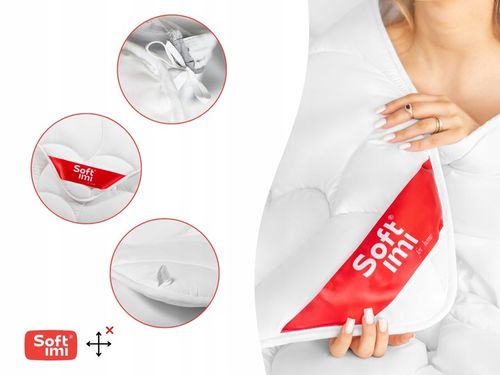 KOŁDRA CAŁOROCZNA ANTYALERGICZNA 200X220 Z POLSKI CIEPŁA LEKKA 4 PORY na Arena.pl