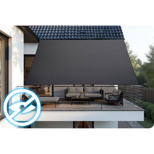 Żagiel przeciwsłoneczny prostokątny 3x4m Plonos PL-885 szary na Arena.pl