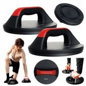 Podpórki do Pompek Uchwyty do Ćwiczeń Obrotowe Rotacyjne Zestaw 2 szt