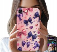 ETUI DO IPHONE 6 / 6S - KOLOROWE WSTĄŻKI WSTĄŻKA WZORY + SZKŁO