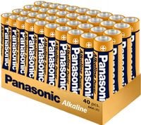 40x najmocniejsze baterie alkaliczne Panasonic Power LR03 AAA