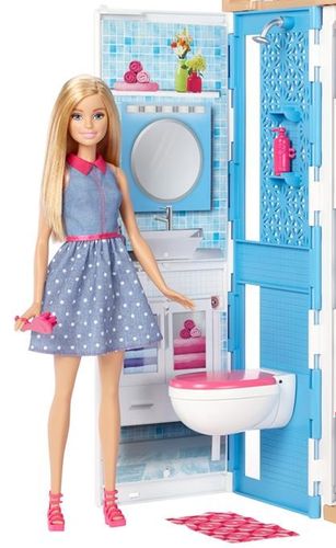 Mattel Barbie Domek + lalka na Arena.pl