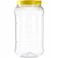 Słoik Plastikowy Pojemnik Pet Z Nakrętką 3L Ogórki