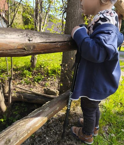 KIJKI DO NORDIC WALKING KIJE TREKKINGOWE DLA DZIECI SKŁADANE REGULOWANE x2 na Arena.pl