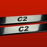 Listwa progowa CITROEN C2 Stal nierdzewna 304 połysk 2szt