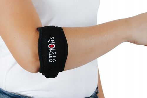 ORTEZA ŁOKCIA STABILIZATOR STAWU ŁOKCIOWEGO OPASKA NA ŁOKIEĆ WSPARCIE BÓL na Arena.pl
