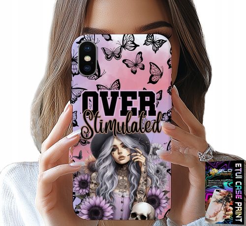 ETUI DO IPHONE XS MAX - OVER STIMULATED, NASTOLETNIE WZORY, CASE na Arena.pl