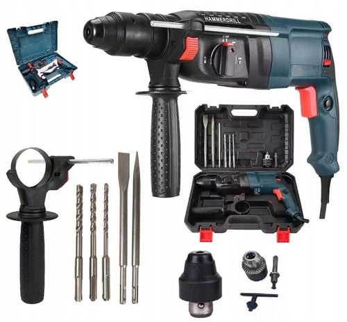 MŁOTOWIERTARKA MŁOT UDAROWY WIERTARKA SDS+ MOCNA 3050W WALIZKA DUŻY na Arena.pl