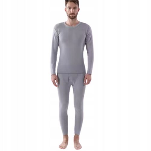 3X MĘSKIE KALESONY ZIMOWE CIEPŁE TERMO POLAROWE BAWEŁNA 3 KOLORY S/M na Arena.pl