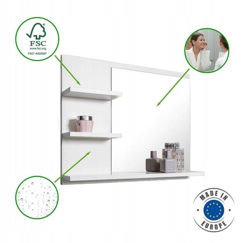 Lustro ścienne DOMTECH prostokąt 600 x 500 mm na Arena.pl