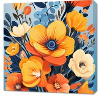 Obraz 70x70cm Kwiatowy Majestat