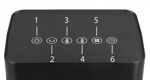 TERMOWENTYLATOR PRZENOŚNY GRZEJNIK FARELKA DO POKOJU Z PILOTEM 1500 W na Arena.pl