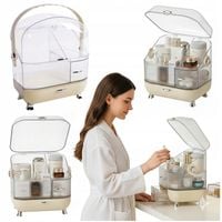 ORGANIZER Szkatułka kuferek na kosmetyki biżuterię kosmetyczka duża