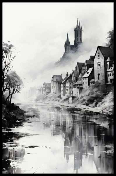 Plakat 53x81cm Mglisty Refleks zdjęcie 2