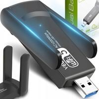 KARTA SIECIOWA WIFI ADAPTER USB 3.0 1300 Mbps 5ghz SYMULACJA AP 2 TRYBY