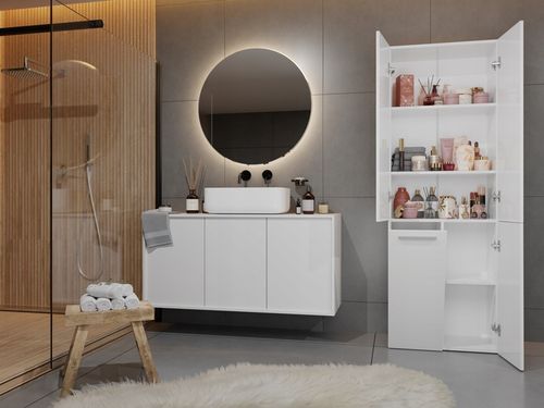 SZAFKA REGAŁ SŁUPEK NEL DD 1K KOSZ 60CM BIEL na Arena.pl