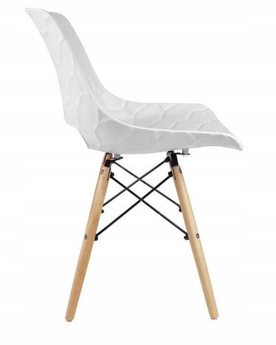 Zestaw 2 krzeseł Tortuga białe na Arena.pl