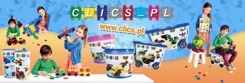 Clixo CL-5997 Klocki konstrukcyjne magnetyczne Tiny & Mighty przestrzenne na Arena.pl