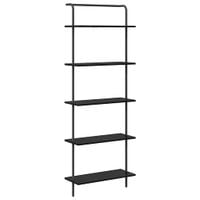 Półka na książki Czarny dąb 60 x 24 x 168 cm