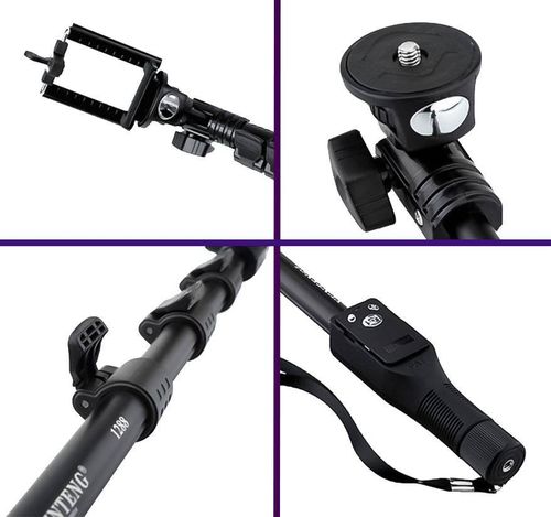 KIJ DO APARATU KAMERY Monopod Wysięgnik Bluetooth na Arena.pl