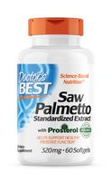 DOCTOR'S BEST Saw Palmetto Berries - Palma Sabalowa -  (60 kaps.)